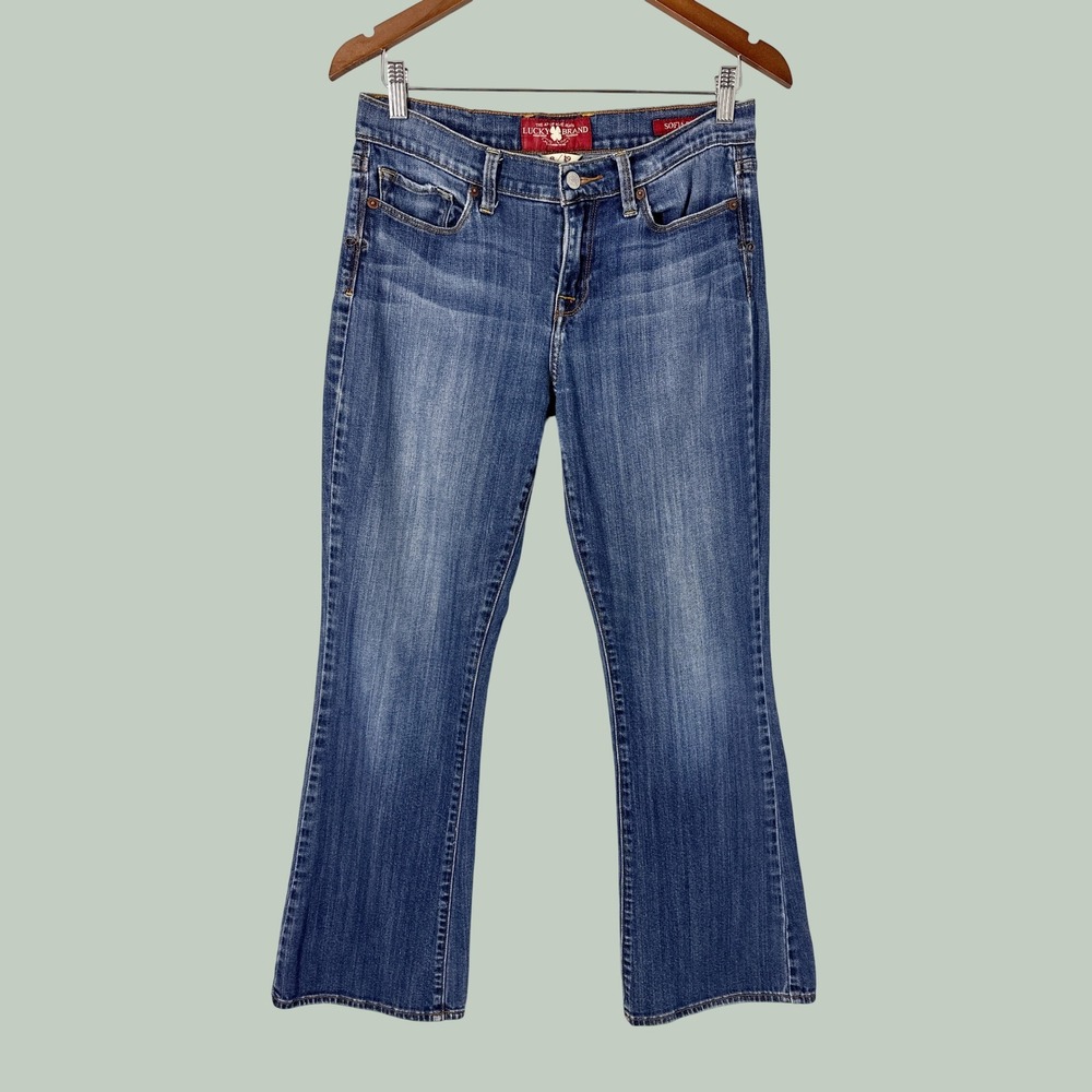 Vintage Y2K Lucky Brand Cotton Blue Sofia Boot Ankle Jeans Women's Size 8/29
